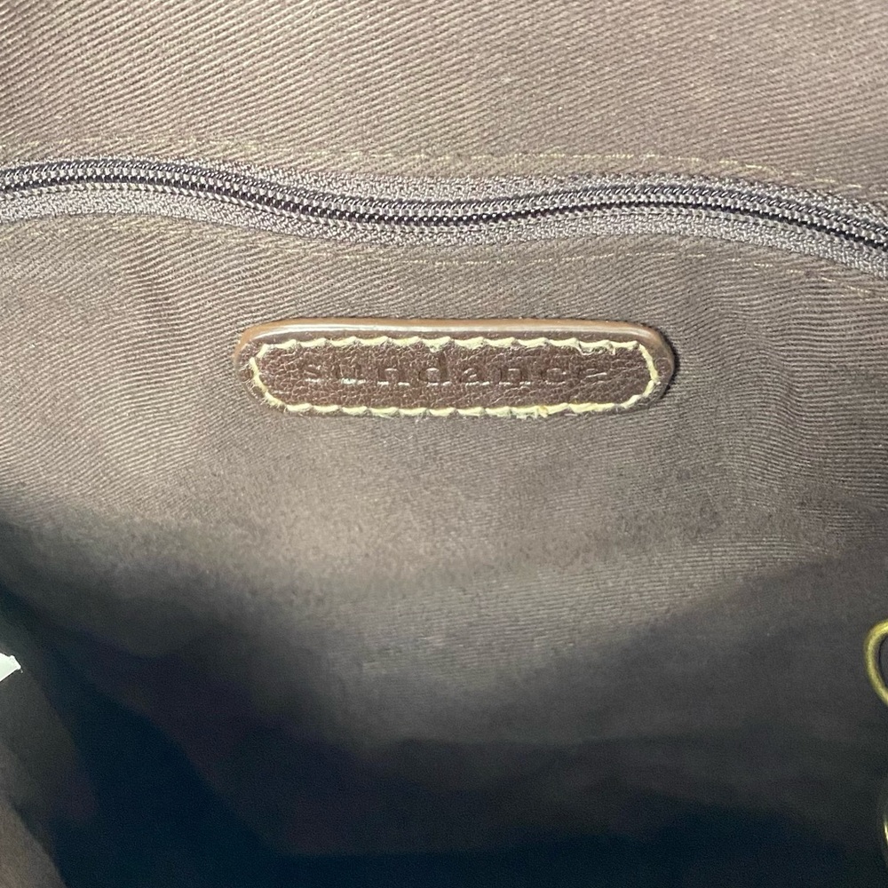 Sundance Leather Slouch Zip Top Tote - Picture 11 of 11